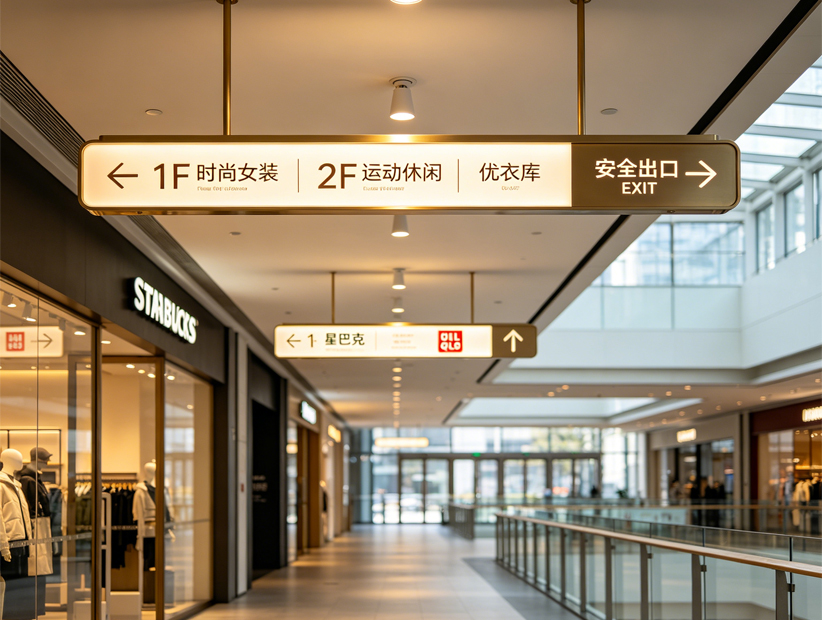 商业空间标识系统